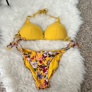 Yellow bikini